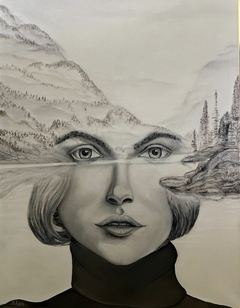 Сила думки — картина олією Наталі Кохніченко | The power of thought, oil painting by Natali Kokhnichenko