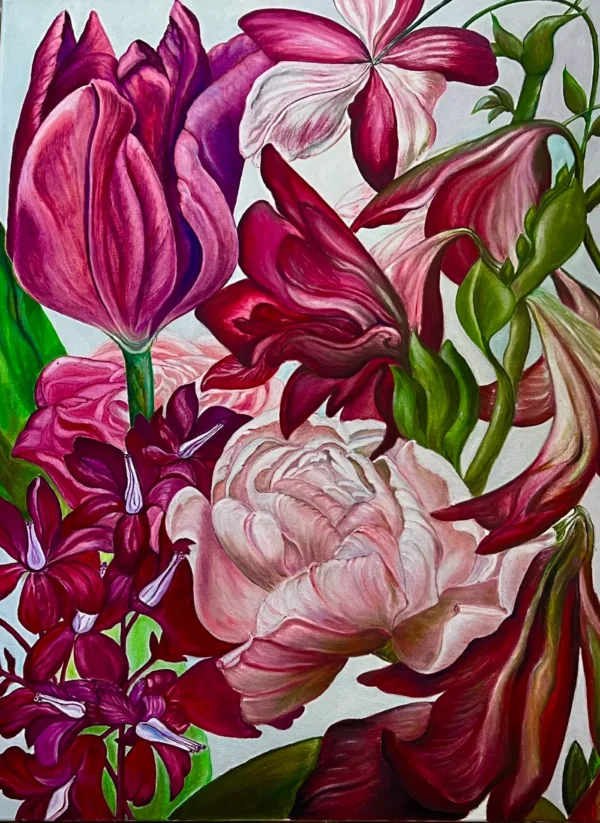 Багатобарвна природа — картина олією Наталі Кохніченко | Multicoloured nature, oil painting by Natali Kokhnichenko