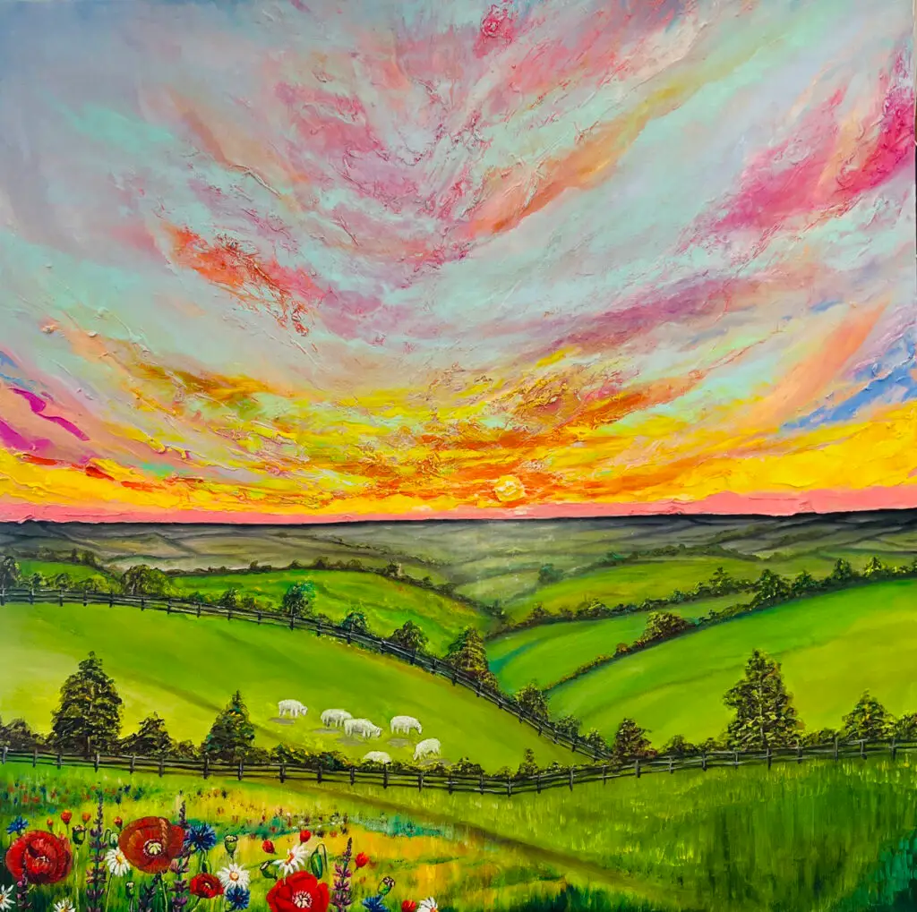 Краса рідної України — картина олією Наталі Кохніченко | The beauty of our native Ukraine, oil painting by Natali Kokhnichenko